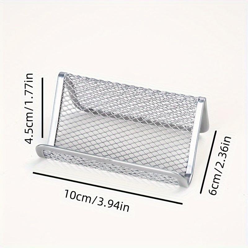 1 Durable Metal Wire Business Card Holder, Desktop Storage and Organizing Phone Holder, Office Supplies and Accessories