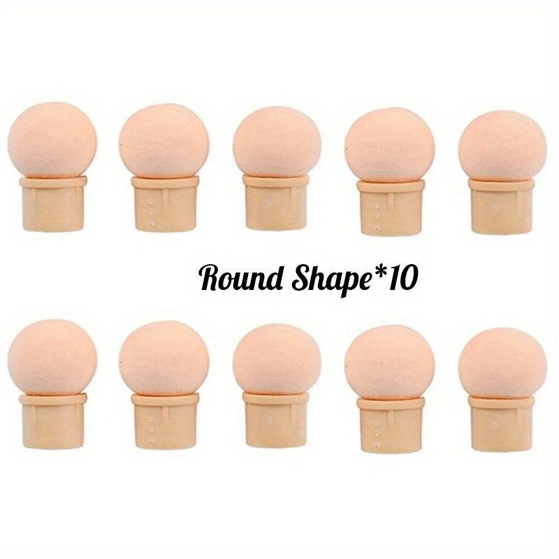 Doppelendiger Farbverlauf-Schattierstift Punktierpinsel Schwammkopf Strassgriff Nailart-Pinsel Nailart-Malerei Maniküre-Werkzeuge