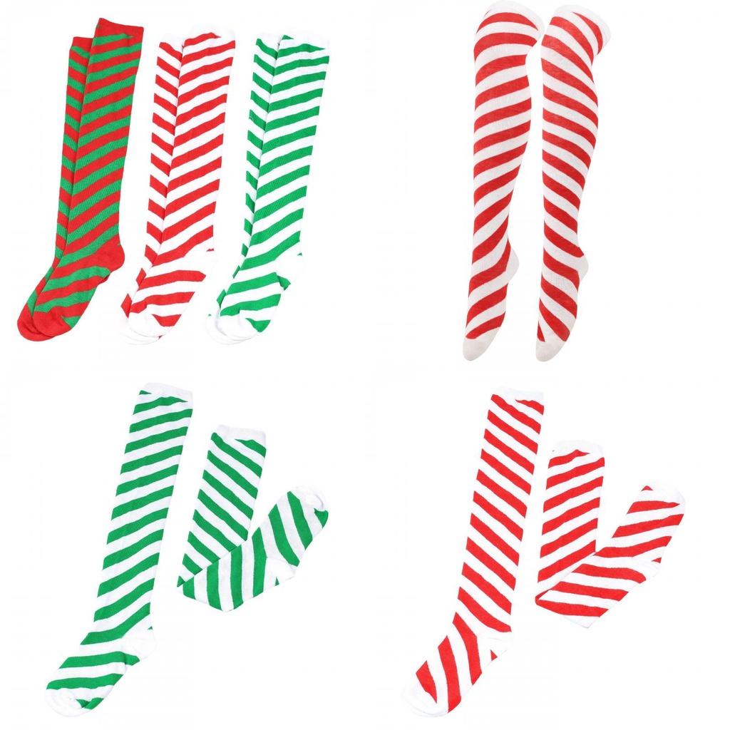 Solid And Patterned Long Socks High-quality Polyester Material Suitable For All Genders One Size Fits All