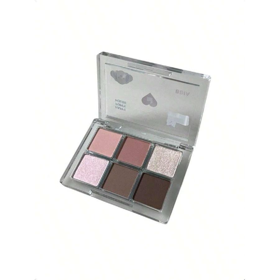 Paletă de ochi Bbia Ready To Wear  6 nuanțe multifuncționale cu complex mineral răcoritor  5g   Look-uri de zi până la noapte pentru birou, călătorii și evenimente  Hipoalergenic