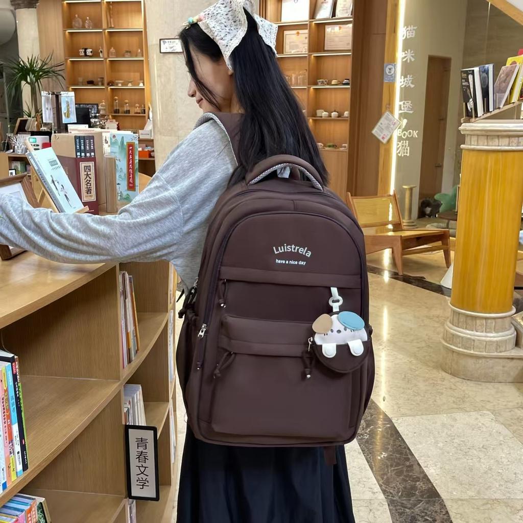 Neuer niedlicher und leichter Rucksack für Mittelstufe, Oberstufe, Hochschule, Große Kapazität, Schüler, Outdoor-Reisen, Entlastung