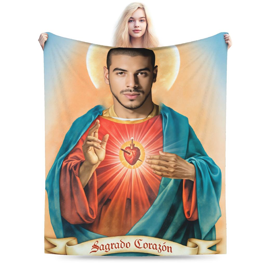 Manuel Medrano Blanket  Warm Soft Pattern Plush Throw Blanket For Girls Boys Living Room Flannel Bedspread Bed Cover