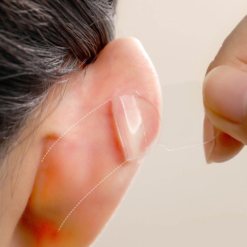 10pcs Elf Ear Support Stickers Invisible Ear Corrector Ear Lobe Support Patches Elf Ear Makeup V-Face Stickers Easy Use