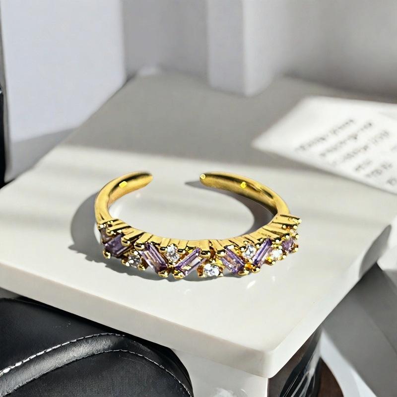 Niche Design Unique Flower Bow Student Party Opening Ring Fashion Light Luxury High Sense Ring Women