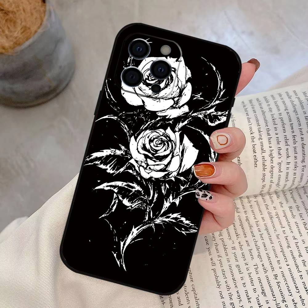 

Готичний Кібер Сигіл Хрест Чохол для Телефону Для iPhone 17, 16, 15, 14, 13, 12, 11 Plus, Pro Max, Інших М який Чорний Чохол iPhone15Plus