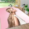 Blonde Beauty Profile Carpet Rug Soft Washable Antislip Home Living Room Sofa Mats Personalized Christmas Rug