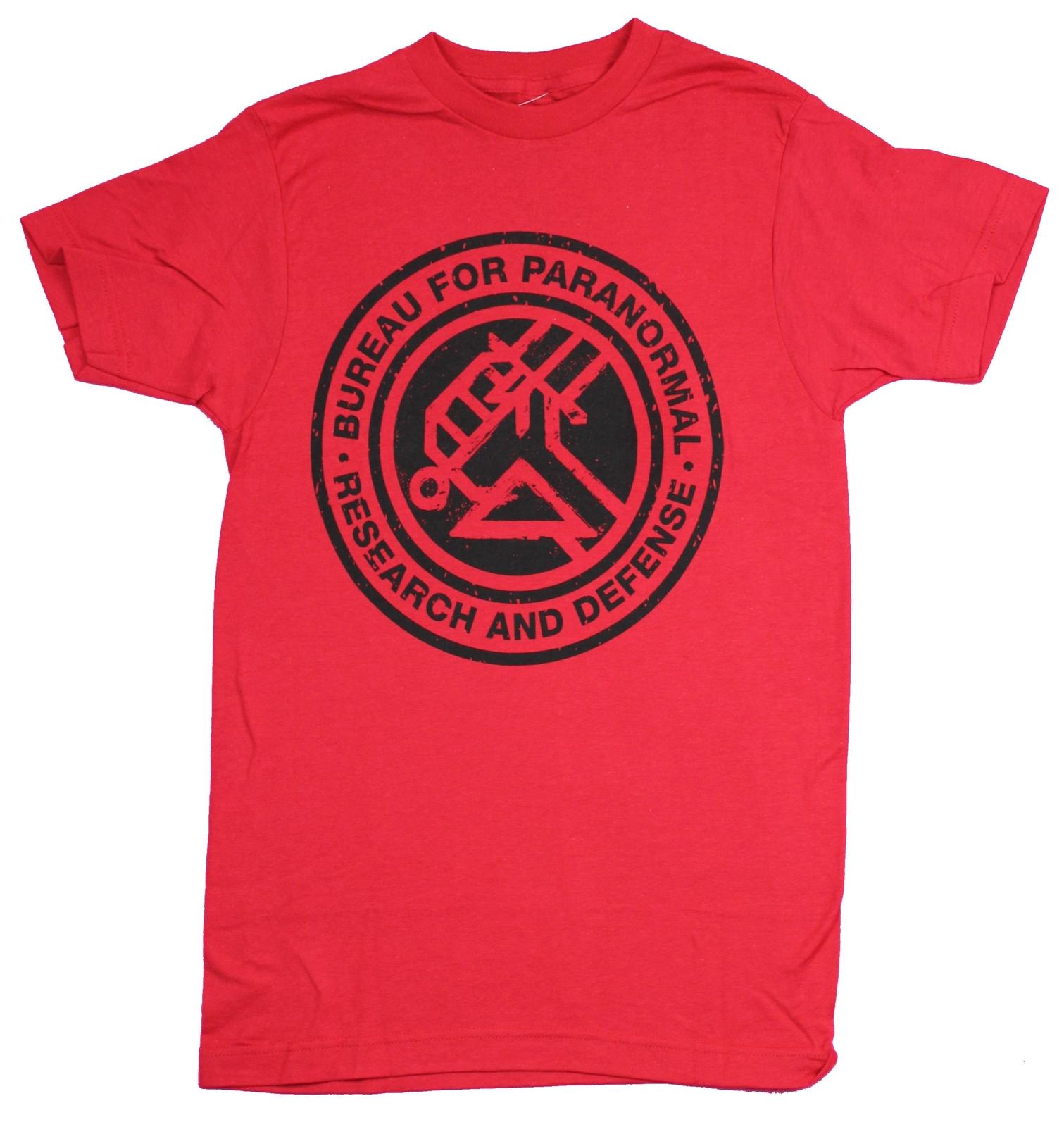Hellboy Adult New T-Shirt - Bureau for Paranormal Research and Defense Logo XXXXL