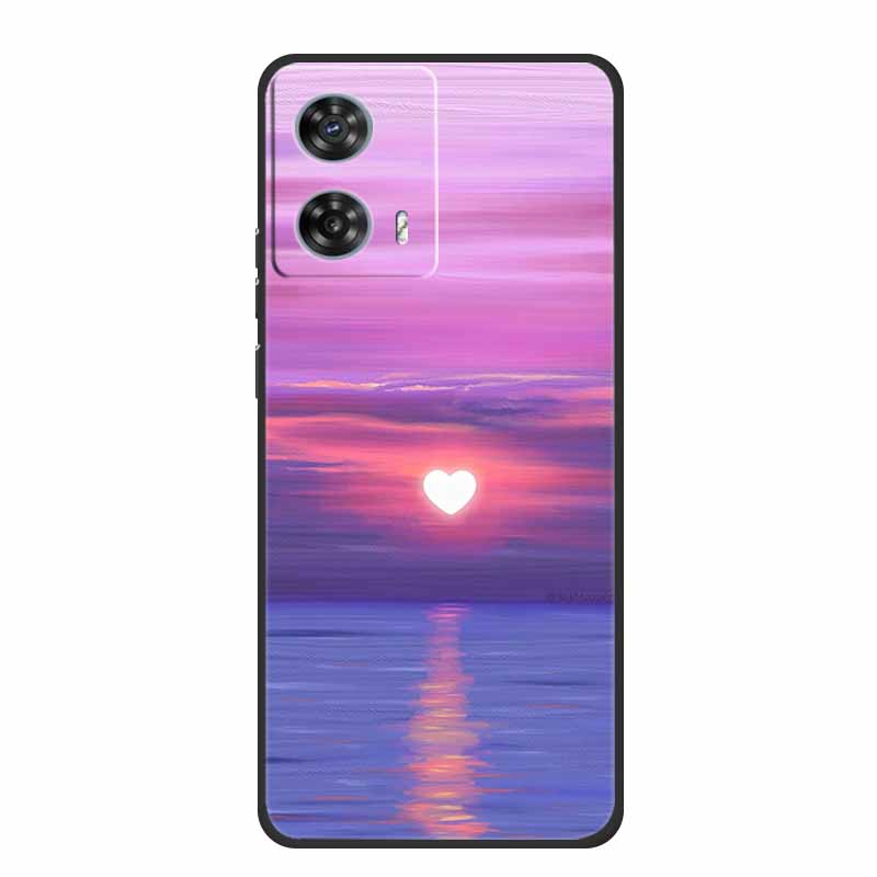 Phone Case For Moto Edge 50 Fusion Back Cover Case Shockproof Black Silicone Soft Funda For Motorola Edge 50 Fusion Case 6.7"