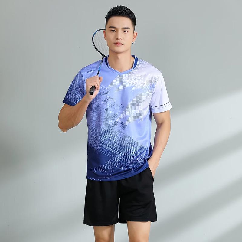 Unisex Schnelltrocknendes Badminton- & Tennis-Sommer-Trikotset