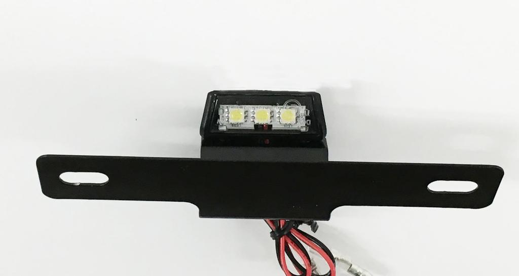 Kijima Motorcycle Parts License Lamp Type 2 White LED with