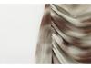 2025 Spring Women's European & American Fashion Pleated Print Sleeveless Midi Dress