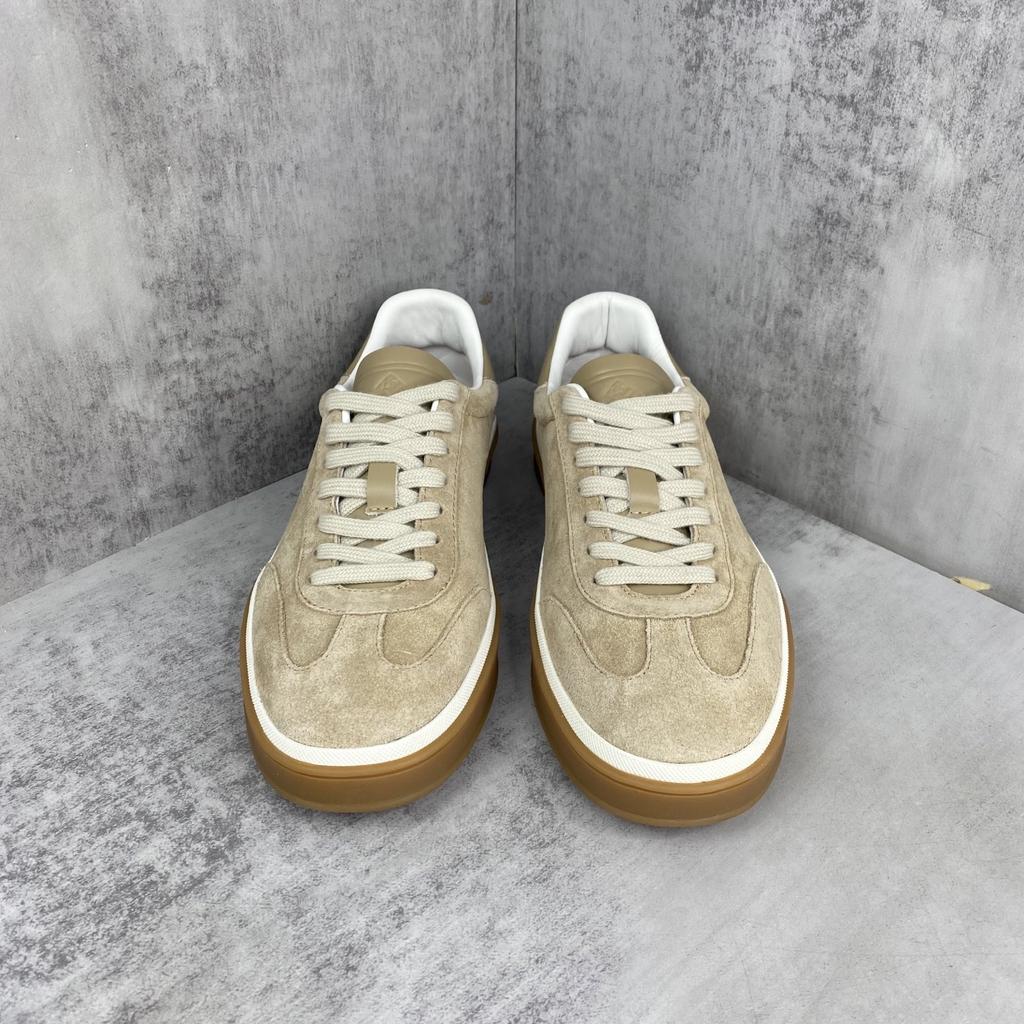 Holiday Gift Luxury Shoes Casual Sneakers Handmade Unisex Style Leather Upper Calfskin Lining Oxford Sole Breathable Non-slip