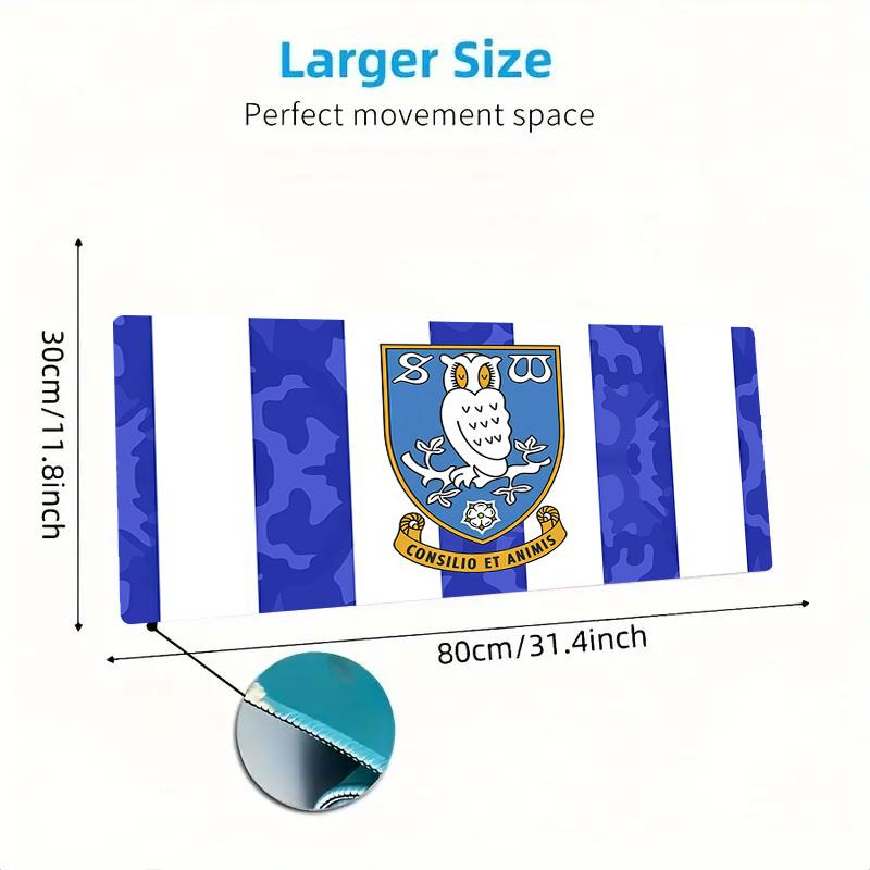 Sheffield Wednesday Print Cushion Non-slip Laptop Tablet Big Mousepad XXL Mat Mini PC Playmat With Lock edge