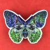 Stereo Butterflies Skull Epoxy Casting Mould for Wall Hanging Decor DIY Crafts