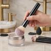 4 Stück/Set Damen Make-up Pinsel Set mit Puderschwamm Loses Puder Rouge Foundation Pinsel Synthetische Borsten Kosmetikpinsel Make-up Schwamm Set