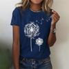 Dandelion 3d Print Cheap Clothes For Woman Female Fashion Loose Y2k Graphic T Shirts Girls Casual Harajuku Street Tshirt Tops