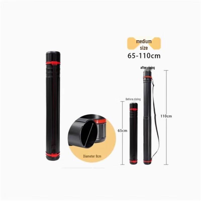 Telescopic Plastic Art Storage Tube