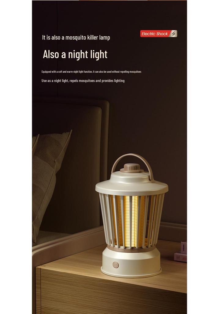 USB Rechargeable Indoor/Outdoor Electric Mosquito Killer Lamp