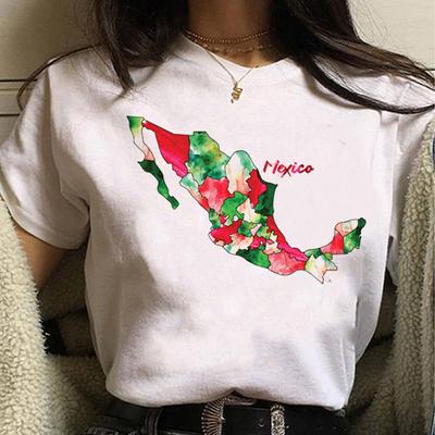 Mexico Tshirt Women Comic T-shirts Female Y2k Comic Graphic Clothing