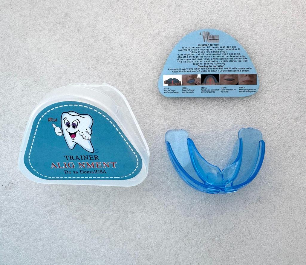 Adult Anti-Grinding Orthodontic Mouthguard & Silicone Aligners for Overbite Protection