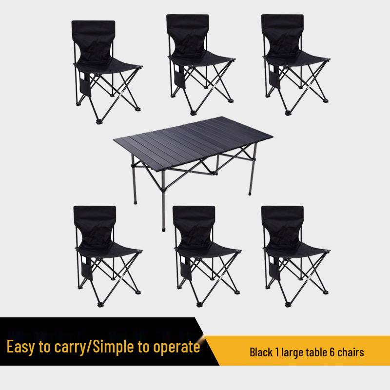 Guard Camp Portable Folding Camping Table & Chair Set