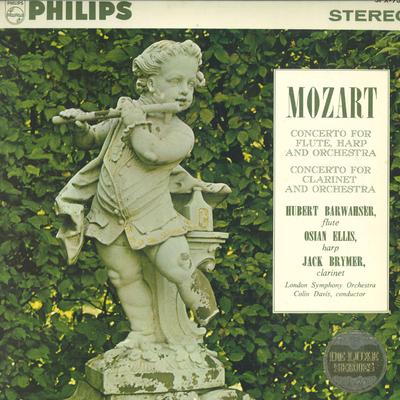 LP Record HUBERT BARWAHSER, OSIAN ELLIS, JACK - Mozart: Concerto for Flute and Harp SFX7503 PHILIPS Japan Classical Used