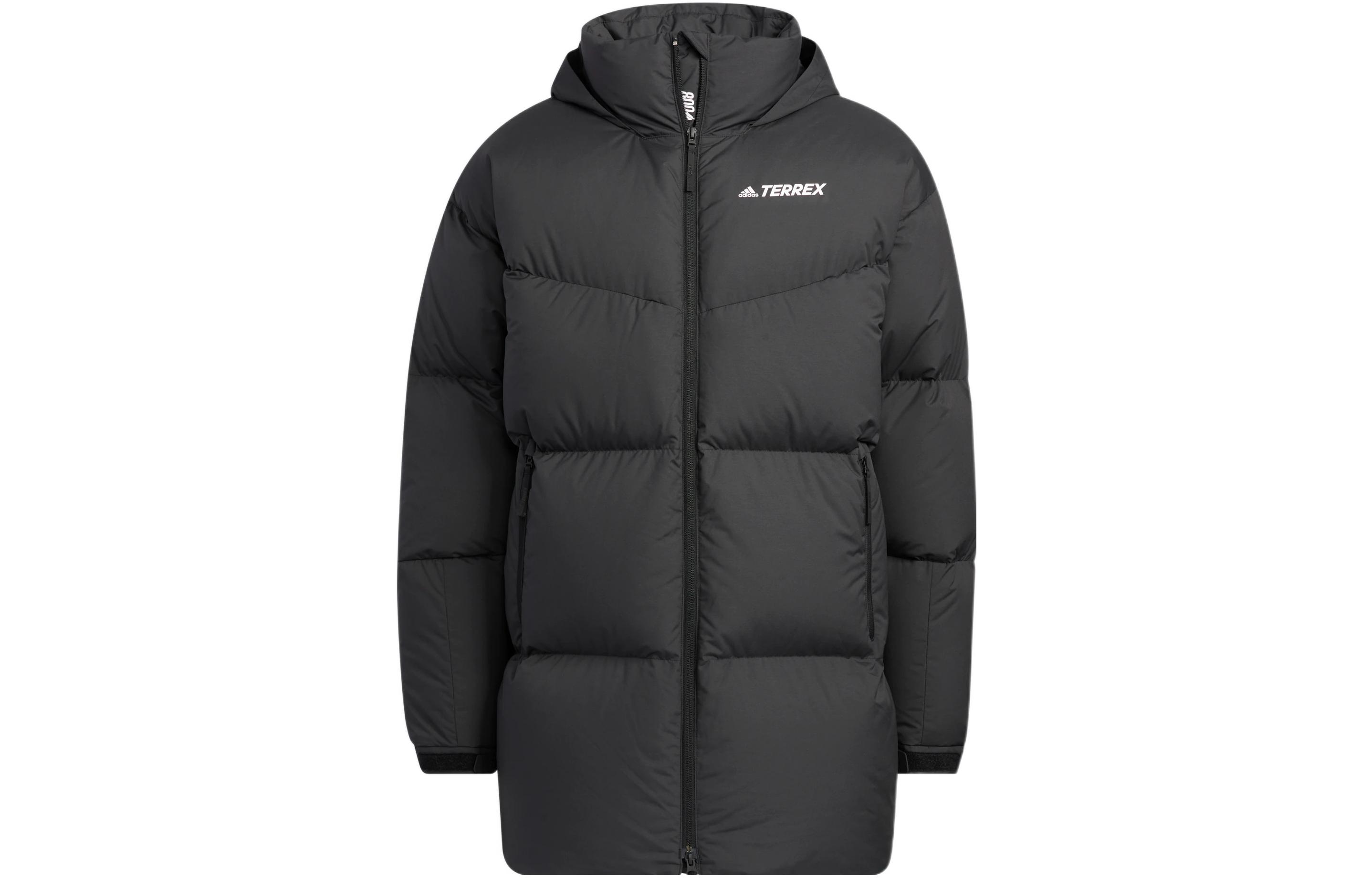 Adidas Down Jackets Unisex Black Hooded Moderate Other HM9706 L