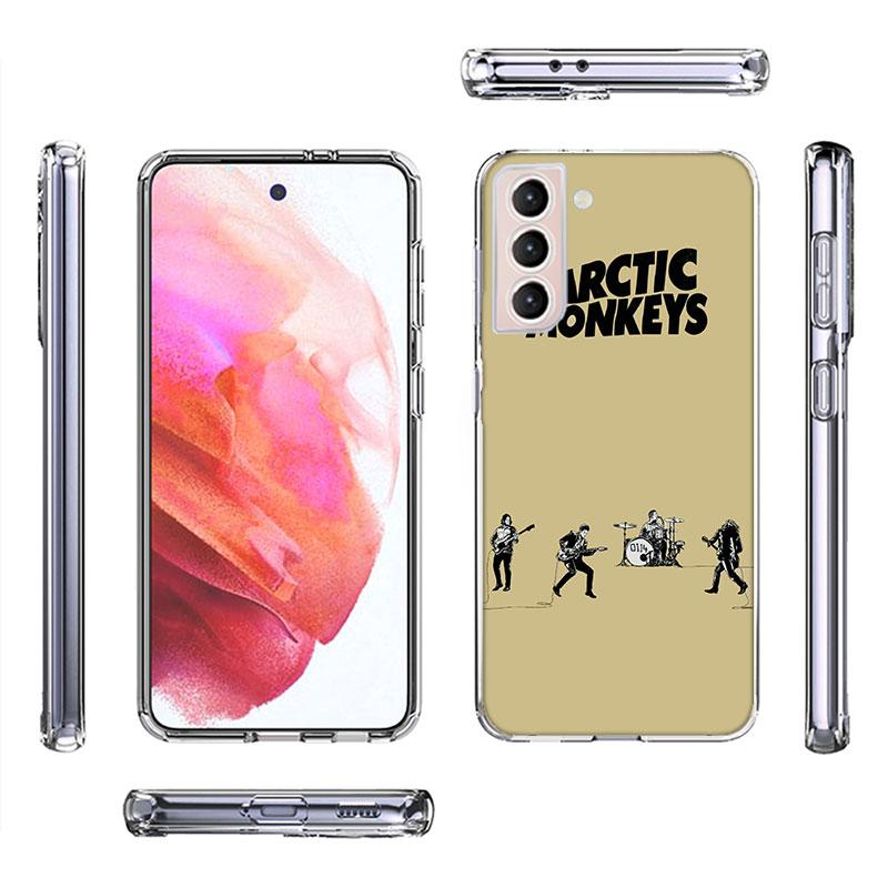 Custodia per Telefono Arctic Monkeys Per Samsung Galaxy S25 Edge S24 S23 FE S21 S20 S10 Plus S22 S26 Ultra Cover Custodie Trasparenti TPU Capa Shell