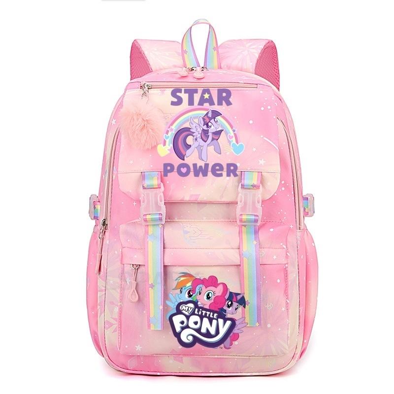 My Little Pony Backpack Female High Capacity College Backpack Trendy Women Laptop School Bags Girl Travel School Bags YK2