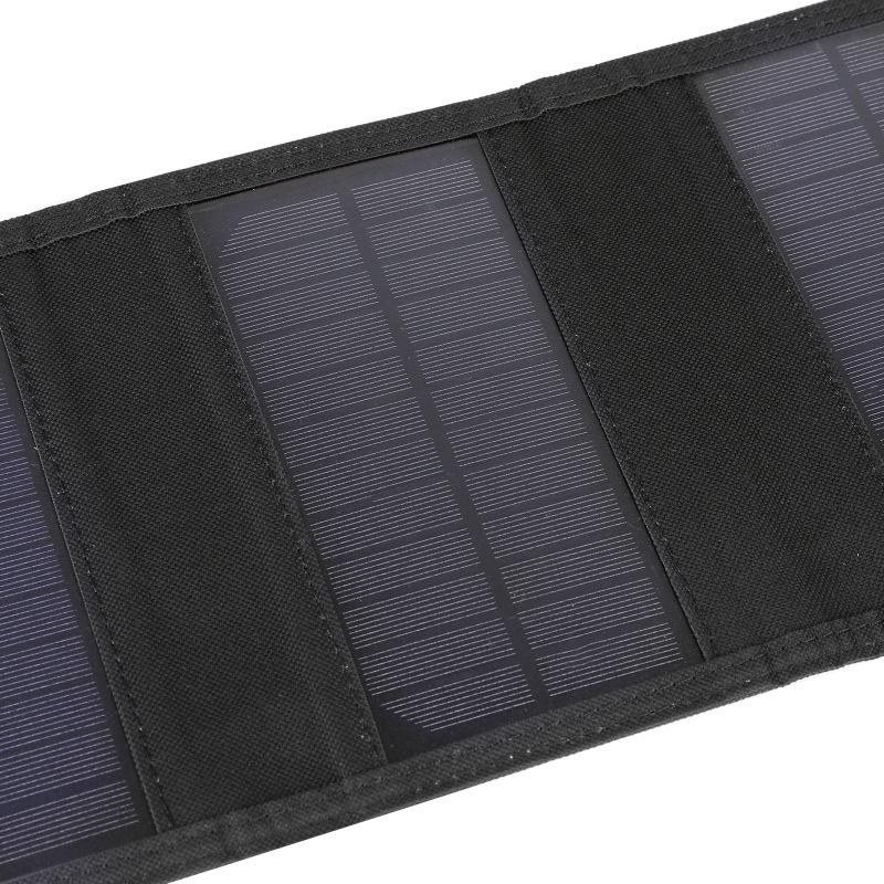 20W Foldable Monocrystalline Solar Panel with Dual USB for Camping & Phone Charging