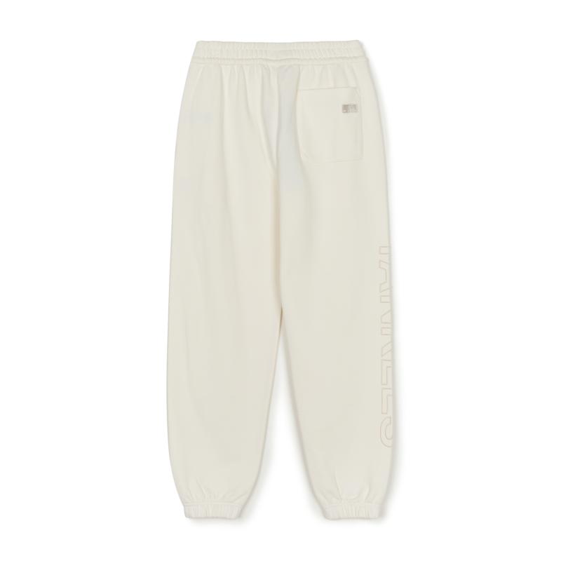 New MLB New York Yankees Knitted Sweatpants Unisex Ecru 3APTV0144-50CRS