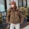 Women’s Short Hooded Windproof Thicken Warm Winter Bubble Jacket