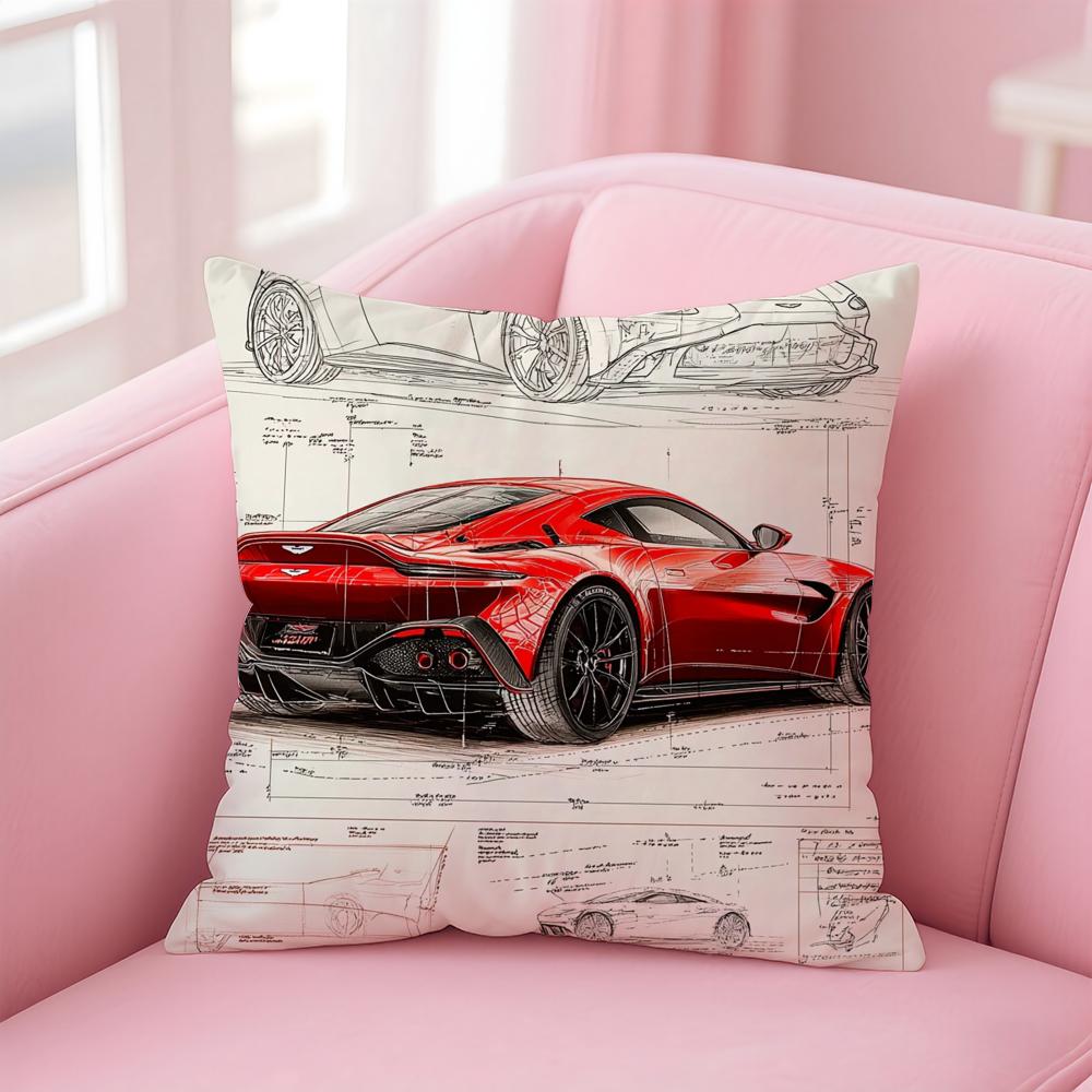 

Cool A-Aston MartinS Cushion Cover Comfortable Reversible Pillow Cover Ideal for Car Sofa Bedroom & Beyond 12x12Inch