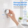 3 PCS Silver Suction Cup Hook ABS Robe Hook Versatile Towel Hook  Flat Smooth Surface