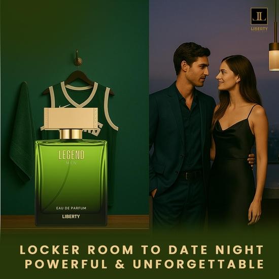 Liberty Luxury Legend Parfüm für Männer Langanhaltendes Flüssiges Eau De Parfum & Holziger Duft Maskuliner Duft Hergestellt in Frankreich 100ml