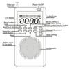 Mini Pocket FM AM Radio Portable 9K/10K Radios Receiver Built-in Speaker Backlight HD Display Screen Alarm Clock Sleep Timer