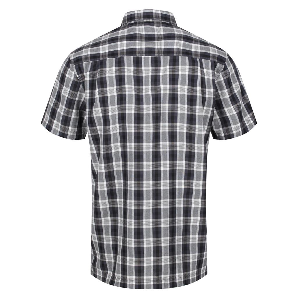 Regatta Mens Mindano VI Checked Short-Sleeved Shirt