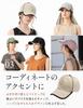 [Loo&c] Loo&c Hats, Caps, Women's, Large Sizes, Deep, Nora Cap, Cool to the Touch, Neck Guard, Cotton, 100% Blackout, UV Protection, UV Protection,