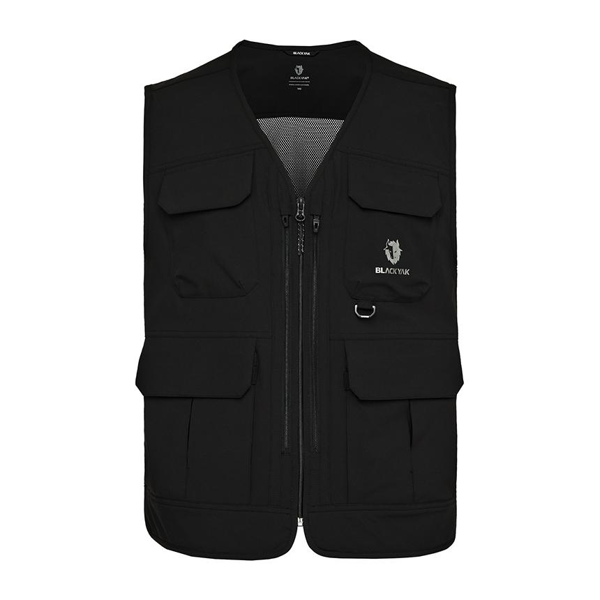 Blackyak Men'S Utility Pocket Vest #1_Bk