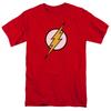 Justice League Of America Flash Logo Mens T Shirt Red Officially Licensed