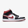 Jordan 1 Mid Gym Red Black White 554724-122