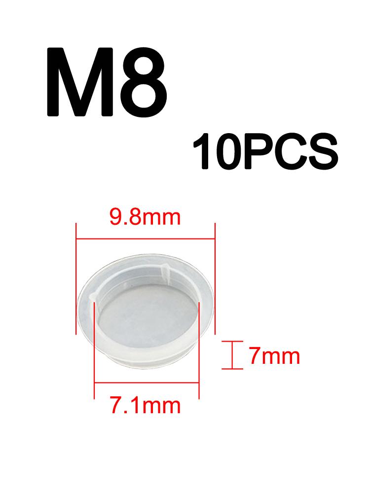 Internal Thread Translucent Plastic Plug Cover Nut Plug, Pipe Plug, Round Plug, Hole Plug Plug, Round Pipe Dust Plug