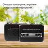 USB Cassette Player Capture Cassette Tape To MP3 Converter Into Computer HiFi Digital Audio Music Player with Speaker Earphone