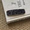 Elegant Leopard Print Hair Clip: Autumn & Winter Water Drop BB Bangs & Flyaway Clip