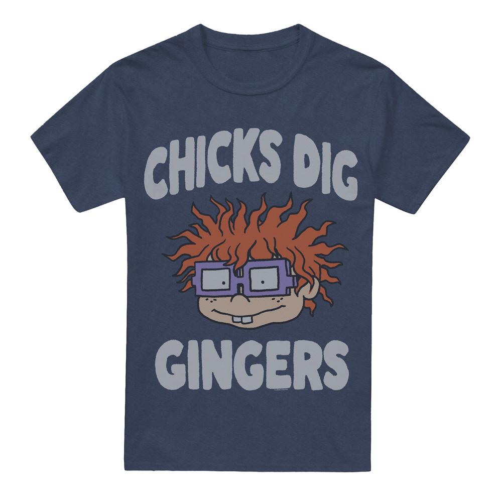 Rugrats Unisex Adult Chicks Dig Gingers T-Shirt
