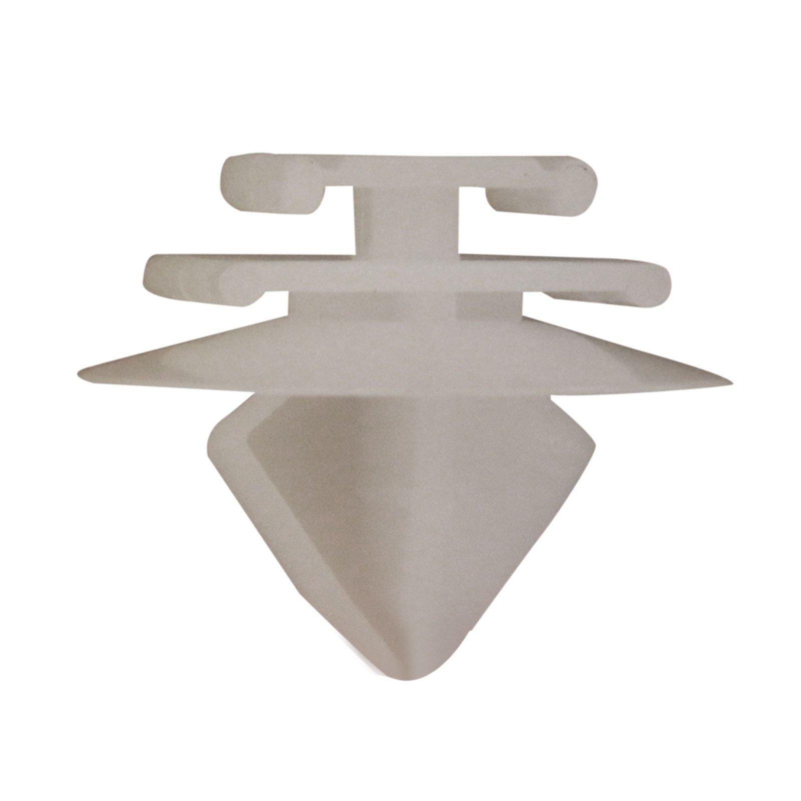 

ESC ECF2545 10 шт. Бічний молдинг БІЛИЙ Кліп Бампер Капот Повітрозабірник Накриття для Citroën Peugeot 8565.40 Renault 7701049270