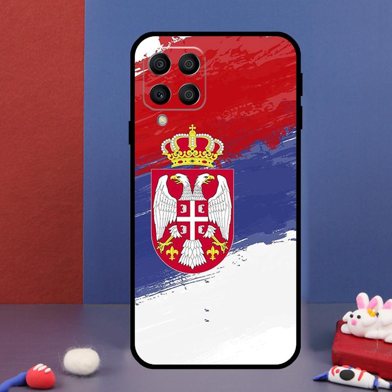 Flag of Serbia Serbian For Samsung Galaxy M14 M34 M54 M33 M13 M23 M53 M15 M55 M31 M51 M20 M30s M32 M52 Phone Case