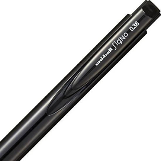 Mitsubishi Pencil Signo RT1 Gel Ballpoint Pen Black Uni-ball 0.38 UMN15538.24