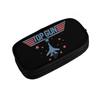 Classic Top Gun Jet Blue Red Movie Stars Pencil Case Pencil Box Pen Holder for Student Bag Students School Zipper Stationery