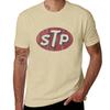 T-shirt basic vintage STP t-shirt nere semplici anime per uomo